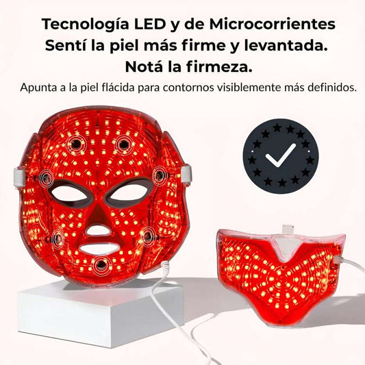 DermoLux | Máscara Facial y Cuello LED